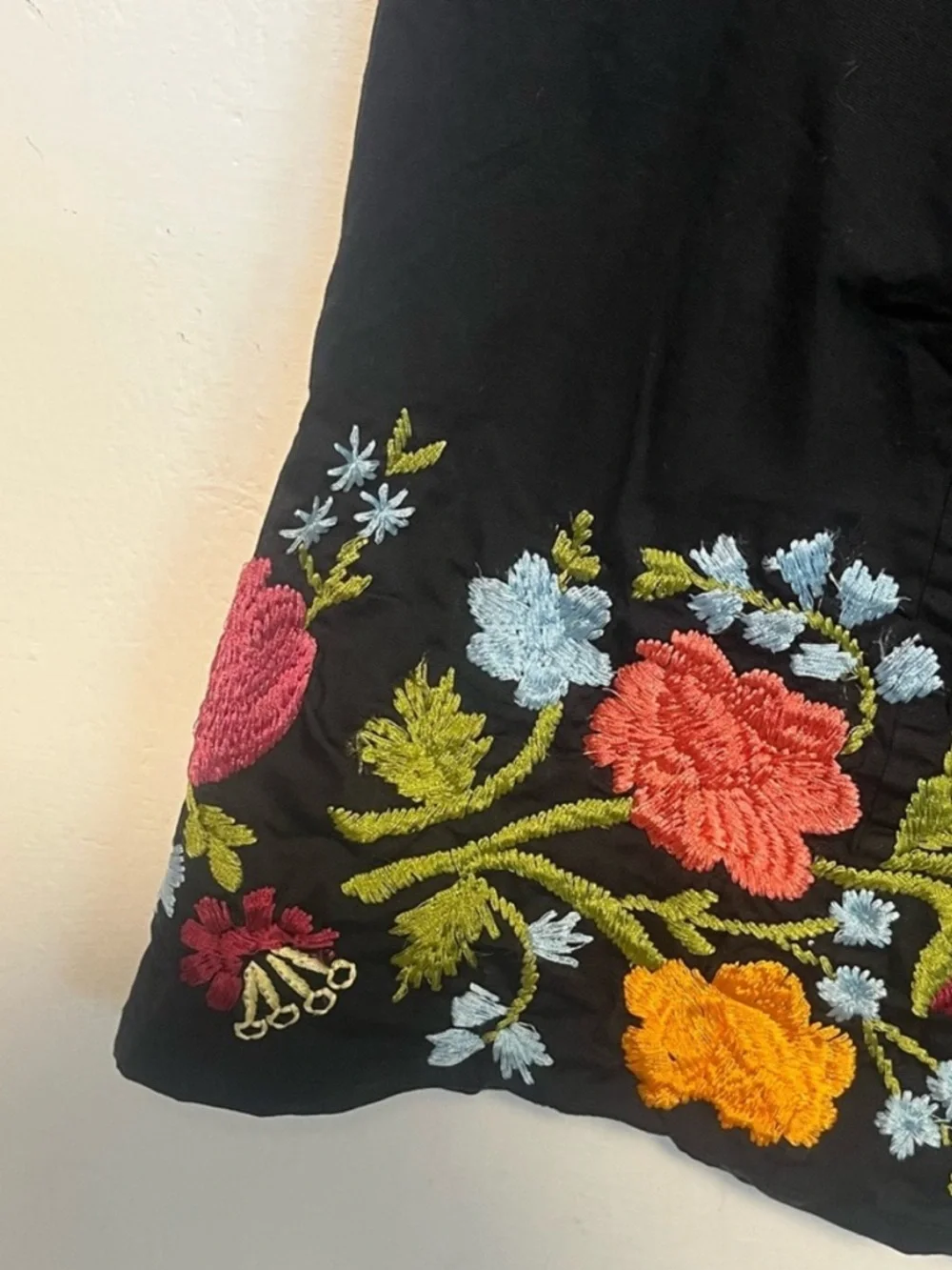 PERSAMAN New York Embroidery Skirt